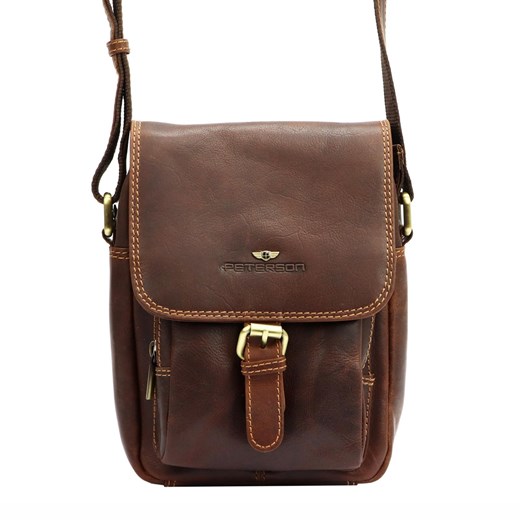 Torba saszetka listonoszka męska na ramię Peterson ze sklepu lenaodniemowlakadoszkolniaka.pl w kategorii Torby męskie - zdjęcie 187416993