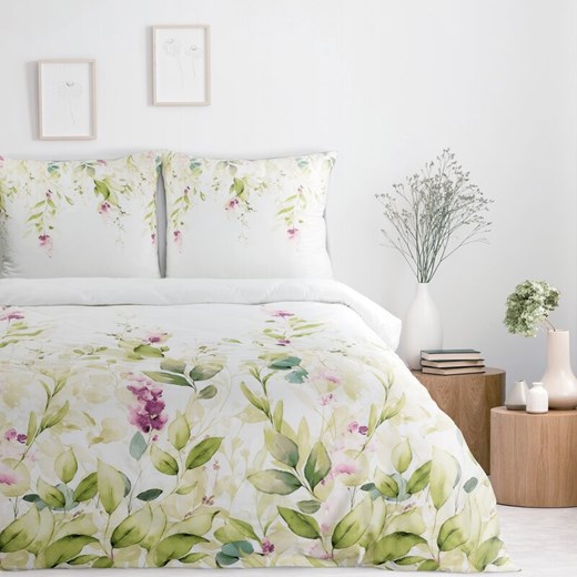 KOMPLET POŚCIELI SATYNOWEJ NIKA 52 220 X 200 CM BIAŁY ze sklepu lenaodniemowlakadoszkolniaka.pl w kategorii Pościele - zdjęcie 187417241