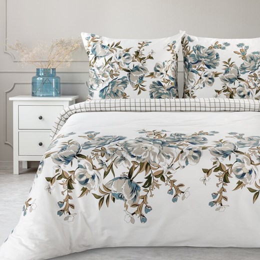 KOMPLET POŚCIELI SATYNOWEJ SPRING 40 140 X 200 CM BIAŁY ze sklepu lenaodniemowlakadoszkolniaka.pl w kategorii Pościele - zdjęcie 187417981