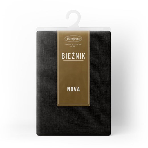 OBRUS STELLA 2 40 X 140 CM CZARNY ze sklepu lenaodniemowlakadoszkolniaka.pl w kategorii Obrusy i bieżniki - zdjęcie 187418051