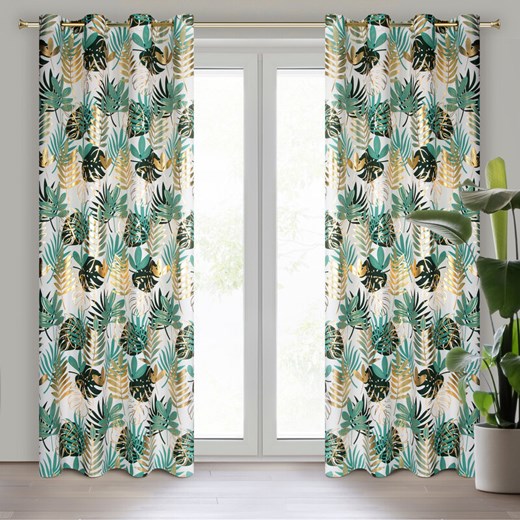 ZASŁONA GOTOWA MALTA 140 X 250 CM BIAŁY ze sklepu lenaodniemowlakadoszkolniaka.pl w kategorii Zasłony - zdjęcie 187418100