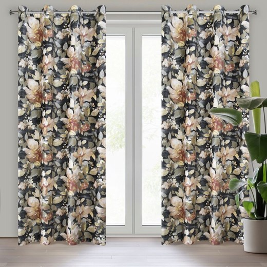 ZASŁONA GOTOWA BETTY 140 X 250 CM GRAFITOWY ze sklepu lenaodniemowlakadoszkolniaka.pl w kategorii Zasłony - zdjęcie 187418113