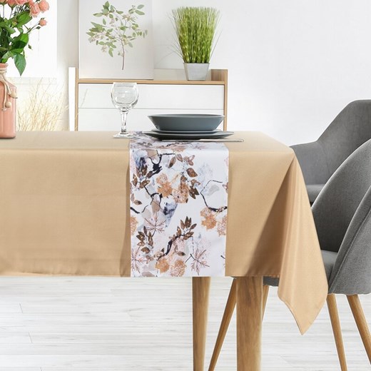 OBRUS ANITA 5 140 X 180 CM ZŁOTY ze sklepu lenaodniemowlakadoszkolniaka.pl w kategorii Obrusy i bieżniki - zdjęcie 187418863