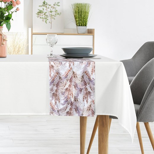 OBRUS ANITA 4 140 X 180 CM BIAŁY ze sklepu lenaodniemowlakadoszkolniaka.pl w kategorii Obrusy i bieżniki - zdjęcie 187419343