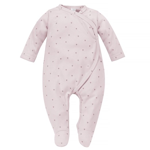 Pajacyk niemowlęcy HELLO różowy,serduszka 50 ze sklepu lenaodniemowlakadoszkolniaka.pl w kategorii Pajacyki - zdjęcie 187419843