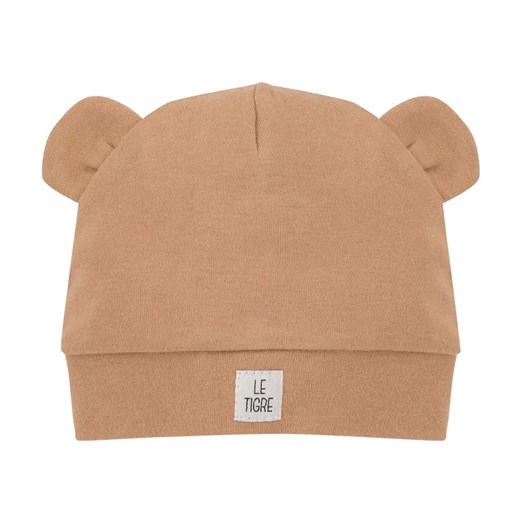 Czapka niemowlęca beżowa pinokio Le Tigre wyprawka ze sklepu lenaodniemowlakadoszkolniaka.pl w kategorii Czapki dziecięce - zdjęcie 187420174