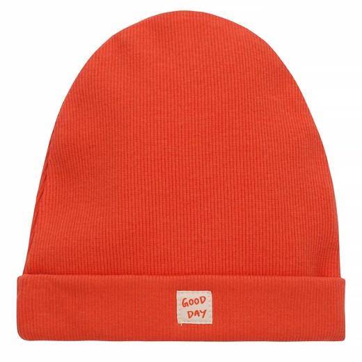 Czapka niemowlęca pomarańcz Pinokio Orange Filip ze sklepu lenaodniemowlakadoszkolniaka.pl w kategorii Czapki dziecięce - zdjęcie 187420994