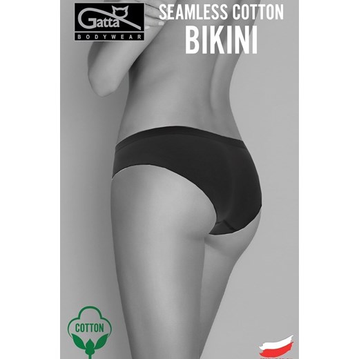 Figi majtki damskie Seamless Cotton Bikini 41640 ze sklepu lenaodniemowlakadoszkolniaka.pl w kategorii Majtki damskie - zdjęcie 187421633