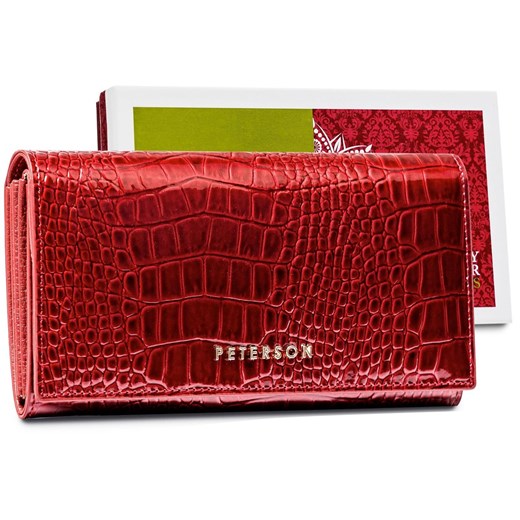Portfel damski skórzany skóra naturalna Peterson ze sklepu lenaodniemowlakadoszkolniaka.pl w kategorii Portfele damskie - zdjęcie 187422002