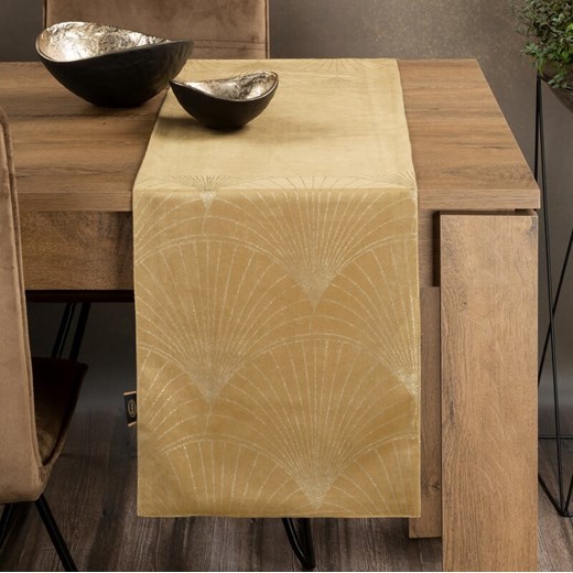 OBRUS BLINK 14 35 X 140 CM MIODOWY ze sklepu lenaodniemowlakadoszkolniaka.pl w kategorii Obrusy i bieżniki - zdjęcie 187425202