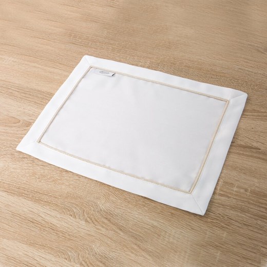 OBRUS MADELE 30 X 40 CM BIAŁY ze sklepu lenaodniemowlakadoszkolniaka.pl w kategorii Obrusy i bieżniki - zdjęcie 187427320