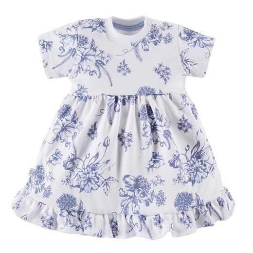 Sukienka z krótkim rękawem dla dziewczynki Eevi Botanic ze sklepu lenaodniemowlakadoszkolniaka.pl w kategorii Sukienki niemowlęce - zdjęcie 187427381