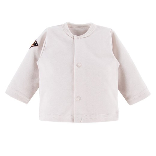 Kaftanik niemowlęcy rozpinany ecru dla chłopca Eevi ze sklepu lenaodniemowlakadoszkolniaka.pl w kategorii Kaftaniki i bluzki - zdjęcie 187427522