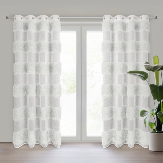 FIRANA GOTOWA MARGARET 140 X 250 CM KREMOWY ze sklepu lenaodniemowlakadoszkolniaka.pl w kategorii Firany - zdjęcie 187427590