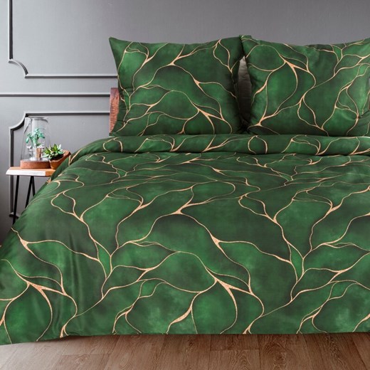 KOMPLET POŚCIELI W PUDEŁKU GIFT1 220 X 200 CM ZIELONY ze sklepu lenaodniemowlakadoszkolniaka.pl w kategorii Pościele - zdjęcie 187428163