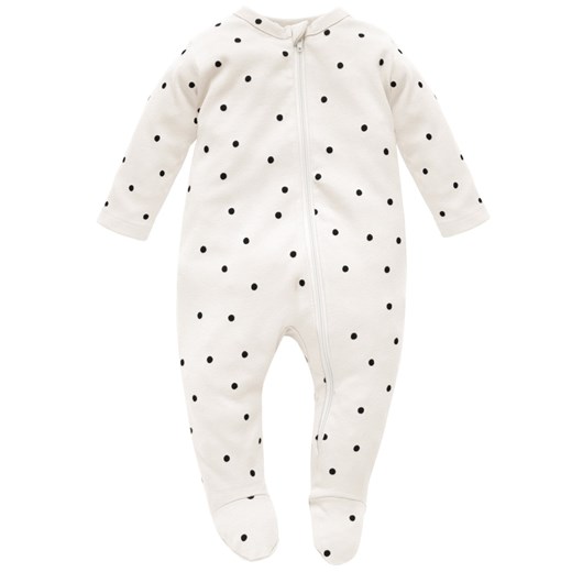 PAJAC SUWAK TRES BIEN EC écru,groszki 68 ze sklepu lenaodniemowlakadoszkolniaka.pl w kategorii Pajacyki - zdjęcie 187429430