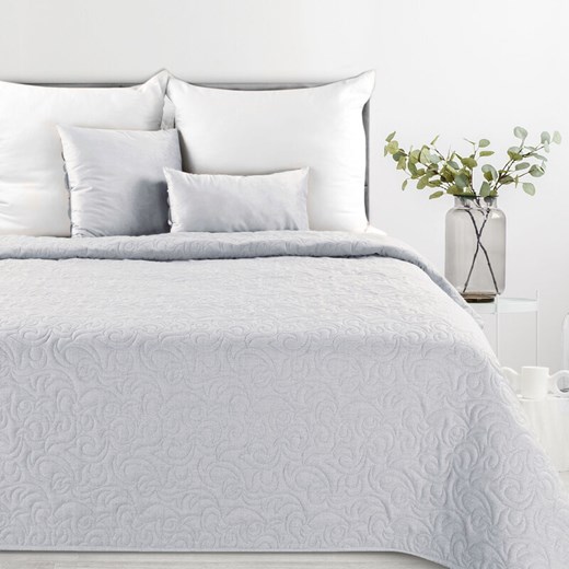 NARZUTA LEN 4 220 X 240 CM SREBRNY ze sklepu lenaodniemowlakadoszkolniaka.pl w kategorii Narzuty i kapy - zdjęcie 187429763