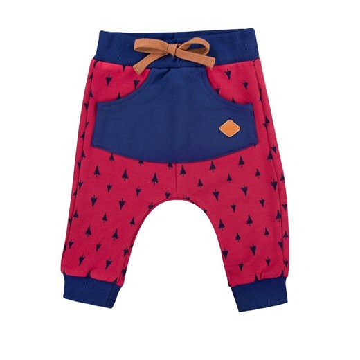 SPODNIE TRIP DRES CHŁ BORDO DRUK Ewa Klucze ze sklepu lenaodniemowlakadoszkolniaka.pl w kategorii Odzież dla niemowląt - zdjęcie 187430341