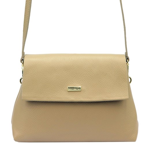 MiaMore torebka listonoszka skóra naturalna beżowy ze sklepu lenaodniemowlakadoszkolniaka.pl w kategorii Listonoszki - zdjęcie 187431774