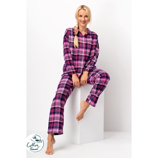 Piżama LNS 490 rozpinana ze sklepu lenaodniemowlakadoszkolniaka.pl w kategorii Piżamy damskie - zdjęcie 187432073