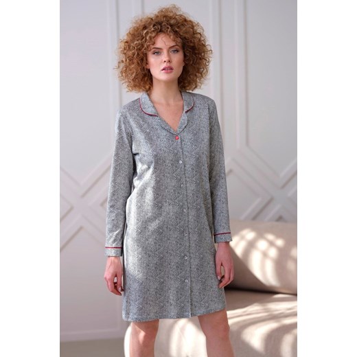 Cana koszula nocna damska długi rękaw do połowy uda rozmiar XXL ze sklepu lenaodniemowlakadoszkolniaka.pl w kategorii Koszule nocne - zdjęcie 187432144