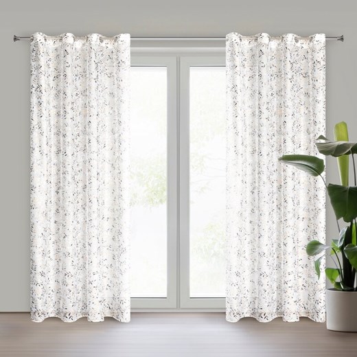 ZASŁONA GOTOWA TERRY 140 X 250 CM BIAŁY ze sklepu lenaodniemowlakadoszkolniaka.pl w kategorii Zasłony - zdjęcie 187432521