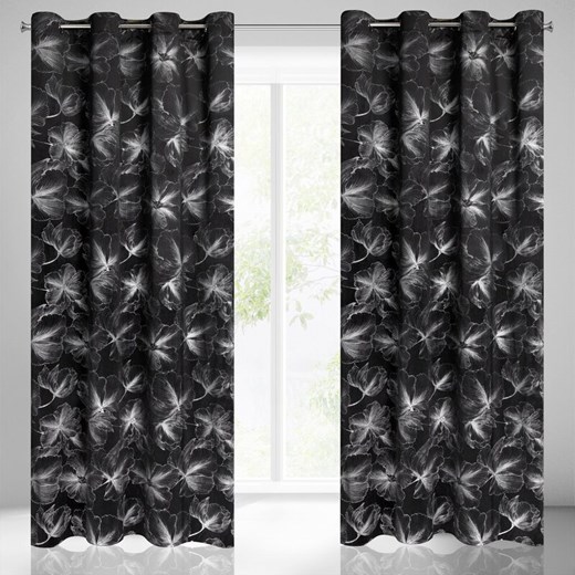 ZASŁONA GOTOWA STELLA 140 X 250 CM CZARNY ze sklepu lenaodniemowlakadoszkolniaka.pl w kategorii Zasłony - zdjęcie 187432602