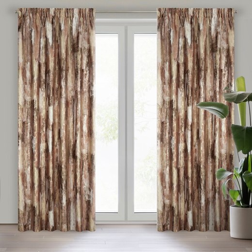 ZASŁONA GOTOWA ELLA NA TAŚMIE 140 X 270 CM CEGLASTY ze sklepu lenaodniemowlakadoszkolniaka.pl w kategorii Zasłony - zdjęcie 187432770