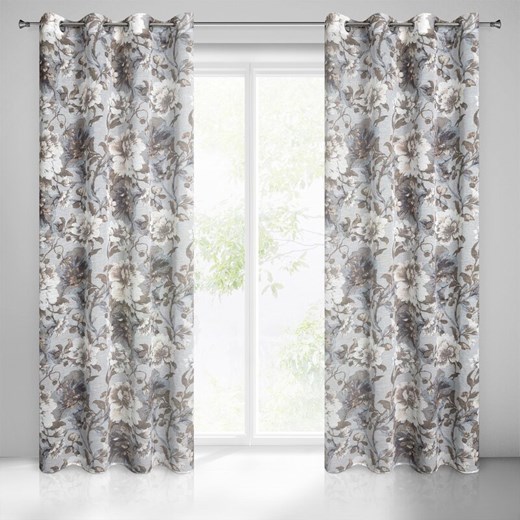 ZASŁONA GOTOWA SANDRA 140 X 250 CM POPIELATY ze sklepu lenaodniemowlakadoszkolniaka.pl w kategorii Zasłony - zdjęcie 187433691