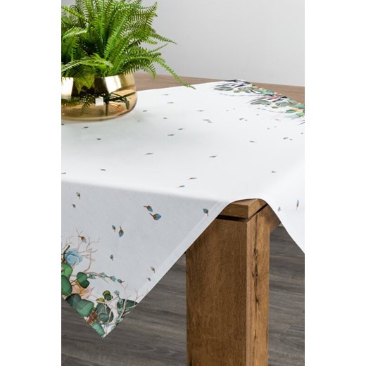 OBRUS NATU 5 85 X 85 CM BIAŁY ze sklepu lenaodniemowlakadoszkolniaka.pl w kategorii Obrusy i bieżniki - zdjęcie 187434331