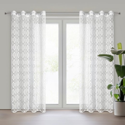 FIRANA GOTOWA IGA 140 X 250 CM BIAŁY ze sklepu lenaodniemowlakadoszkolniaka.pl w kategorii Firany - zdjęcie 187434390