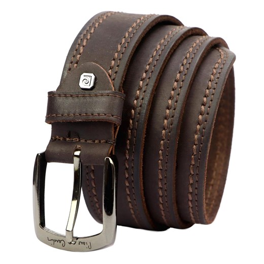 Pasek męski skórzany skóra naturalna Pierre Cardin ze sklepu lenaodniemowlakadoszkolniaka.pl w kategorii Paski męskie - zdjęcie 187434602