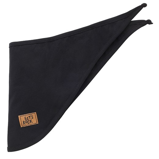 Chustka apaszka bawełniana czarna niemowlęca Pinokio Lets rock ze sklepu lenaodniemowlakadoszkolniaka.pl w kategorii Szaliki dziecięce - zdjęcie 187434670