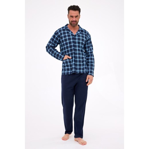 Piżama 114/81 3XL-4XL rozpinana ze sklepu lenaodniemowlakadoszkolniaka.pl w kategorii Piżamy męskie - zdjęcie 187434734