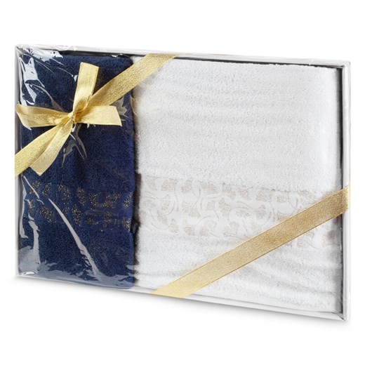 KOMPLET RĘCZNIKÓW BLINK 42 X 33 X 5 CM BIAŁY ze sklepu lenaodniemowlakadoszkolniaka.pl w kategorii Ręczniki - zdjęcie 187435101