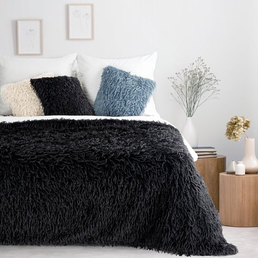 KOC ADORE 130 X 170 CM CZARNY ze sklepu lenaodniemowlakadoszkolniaka.pl w kategorii Narzuty i kapy - zdjęcie 187435142