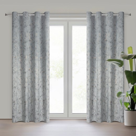 ZASŁONA GOTOWA KORNELIA 140 X 250 CM SREBRNY ze sklepu lenaodniemowlakadoszkolniaka.pl w kategorii Zasłony - zdjęcie 187435163