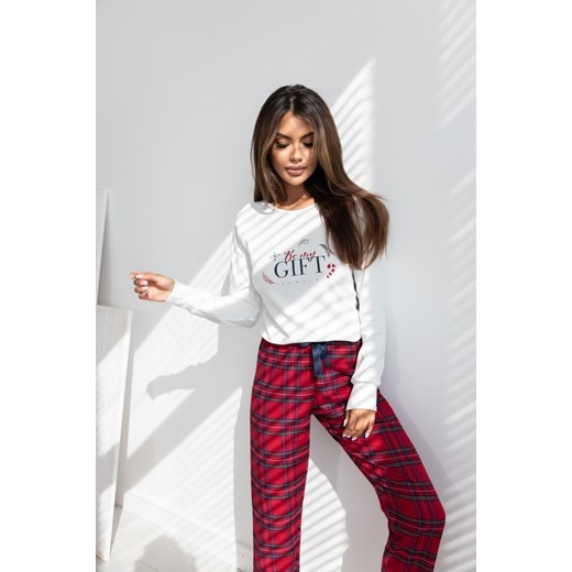 Sensis piżama damska bawełna MARIBEL wielokolorowy rozmiar L ze sklepu lenaodniemowlakadoszkolniaka.pl w kategorii Piżamy damskie - zdjęcie 187435863