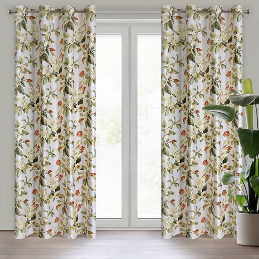 ZASŁONA GOTOWA ALEA 140 X 250 CM BIAŁY ze sklepu lenaodniemowlakadoszkolniaka.pl w kategorii Zasłony - zdjęcie 187436151