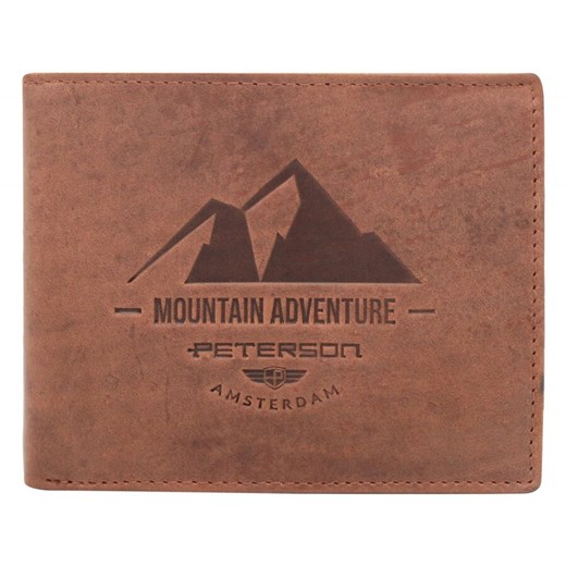 Portfel męski skórzany skóra naturalna Peterson ze sklepu lenaodniemowlakadoszkolniaka.pl w kategorii Portfele męskie - zdjęcie 187436254