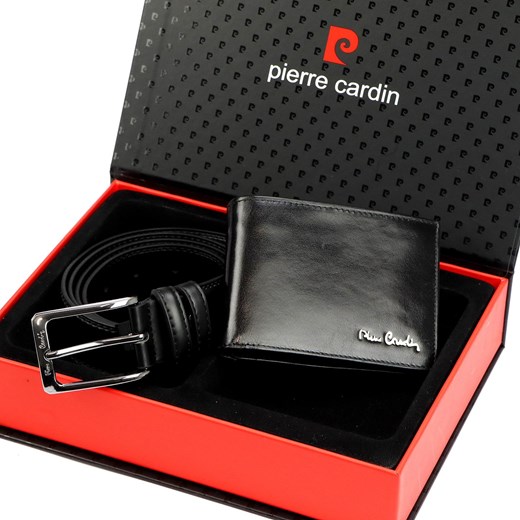 Zestaw na prezent dla mężczyzny portfel i pasek męski skórzany Pierre Cardin ze sklepu lenaodniemowlakadoszkolniaka.pl w kategorii Paski męskie - zdjęcie 187437293