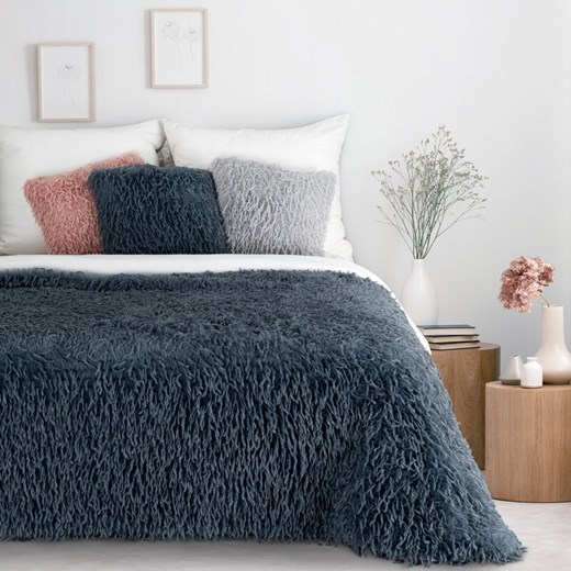 KOC ADORE 130 X 170 CM GRANATOWY ze sklepu lenaodniemowlakadoszkolniaka.pl w kategorii Narzuty i kapy - zdjęcie 187437400