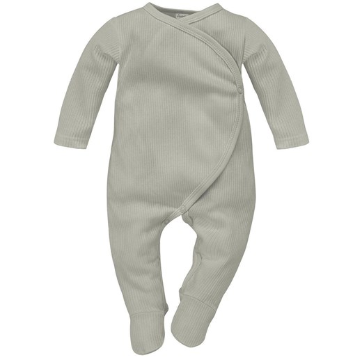 Pajacyk niemowlęcy kprt LOVELY DAY szary,prążek 62 ze sklepu lenaodniemowlakadoszkolniaka.pl w kategorii Pajacyki - zdjęcie 187437562