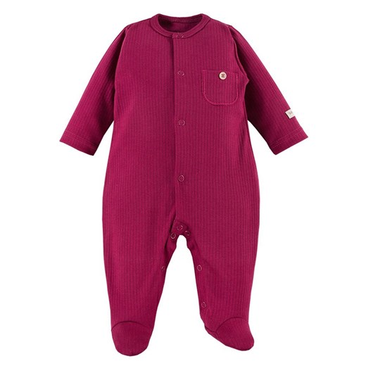 PAJAC niemowlęcy wyprawka SIMPLY COMFY KIESZ BORDO Ewa Klucze ze sklepu lenaodniemowlakadoszkolniaka.pl w kategorii Pajacyki - zdjęcie 187438320