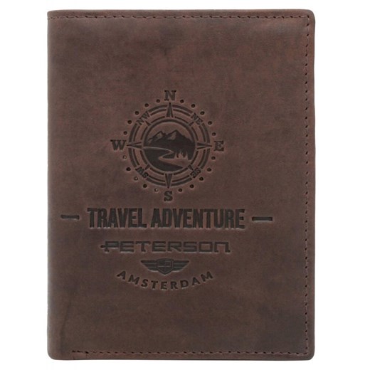 Portfel męski skórzany skóra naturalna Peterson ze sklepu lenaodniemowlakadoszkolniaka.pl w kategorii Portfele męskie - zdjęcie 187438384