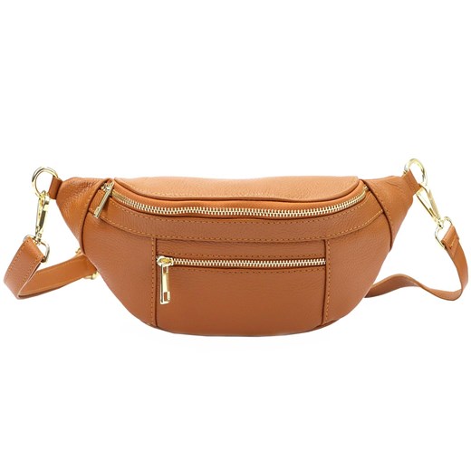 Torebka torebki skórzana saszetka nerka skóra naturalna Luka damska ze sklepu lenaodniemowlakadoszkolniaka.pl w kategorii Nerki - zdjęcie 187438470