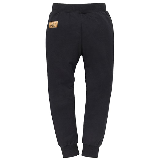 Spodnie niemowlęce czarne dla chłopięce Lets rock Pinokio ze sklepu lenaodniemowlakadoszkolniaka.pl w kategorii Spodnie i półśpiochy - zdjęcie 187438613