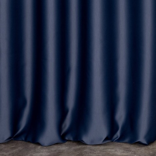 ZASŁONA GOTOWA HARMONY 140 X 250 CM GRANATOWY Eurofirany uniwersalny lenaodniemowlakadoszkolniaka.pl