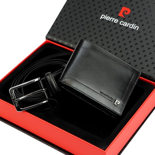 Zestaw na prezent dla mężczyzny portfel i pasek męski skórzany Pierre Cardin ze sklepu lenaodniemowlakadoszkolniaka.pl w kategorii Paski męskie - zdjęcie 187438972
