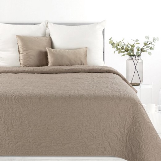 NARZUTA LEN 4 220 X 240 CM BEŻOWY ze sklepu lenaodniemowlakadoszkolniaka.pl w kategorii Narzuty i kapy - zdjęcie 187439641